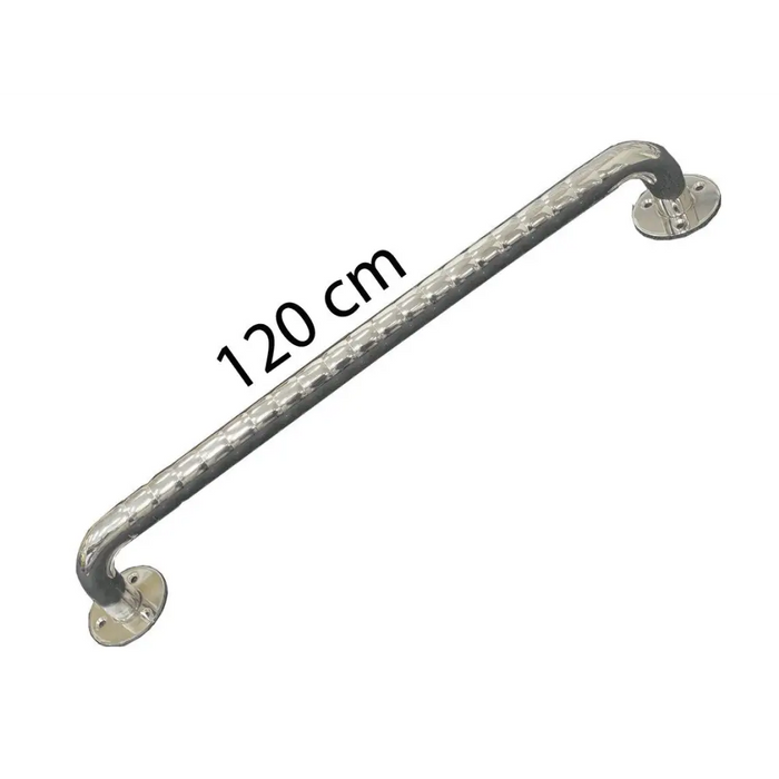 Гофриран парапет за баня от неръждаема стомана 120 см