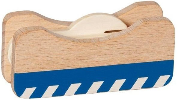 Дървена играчка Goki - Многофункционален инструмент 3 в 1