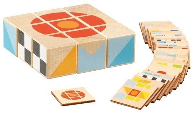 Детска образователна игра-пъзел Goki - Кубус II