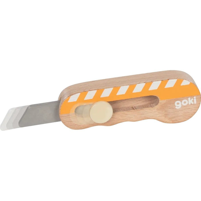 Дървена играчка Goki - Макетно ножче