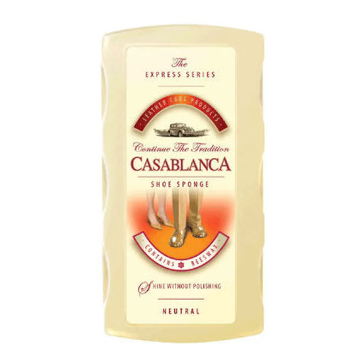 ГОЛЯМА ПОЛИРАЩА ГЪБА НЕУТРАЛНА ЗА ОБУВКИ CASABLANCA