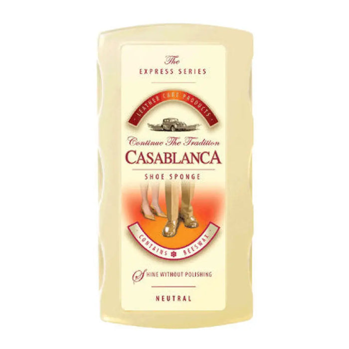 ГОЛЯМА ПОЛИРАЩА ГЪБА НЕУТРАЛНА ЗА ОБУВКИ CASABLANCA