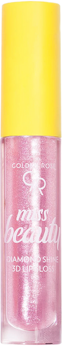 Гланц за устни Miss Beauty Diamond Shine - Nr.01 Pink Trip, 4,5 ml