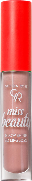 Гланц за устни Мiss Beauty Glow Shine- Nr.01 Nude Chic, 4,5 ml
