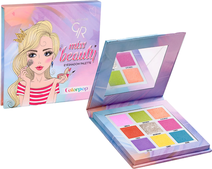 Палитра сенки miss beauty colorpop, 11,7 g