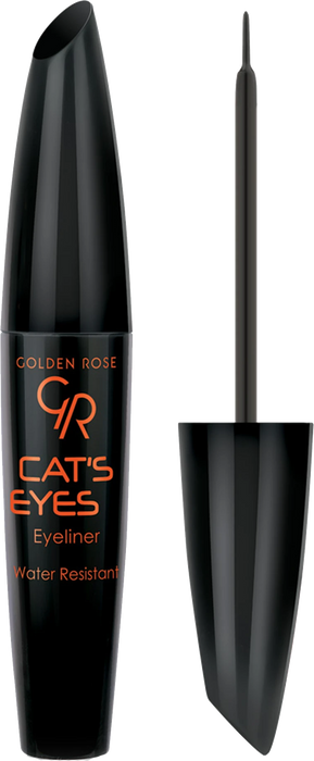 Водоустойчива очна линия Cat's Eyes - черна, 6 ml