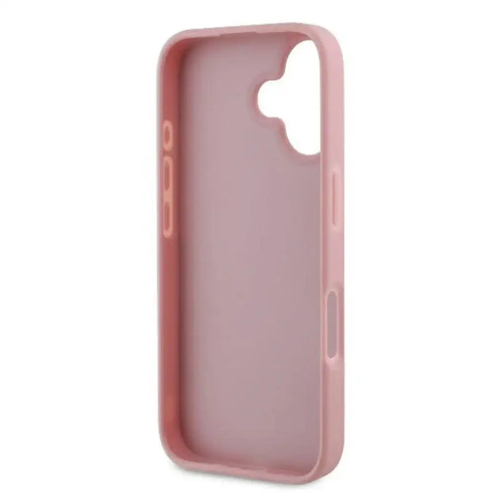 Голям 4G калъф Guess Fixed Glitter за iPhone 16 Plus 6.7’’