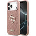 Голям 4G калъф Guess Fixed Glitter за iPhone 17 Pro Max