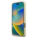 Голям 4G калъф Guess Fixed Glitter за iPhone 16 Pro - златен