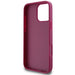 Голям калъф Guess Glitter Script 4G за iPhone 16 Pro - лилав