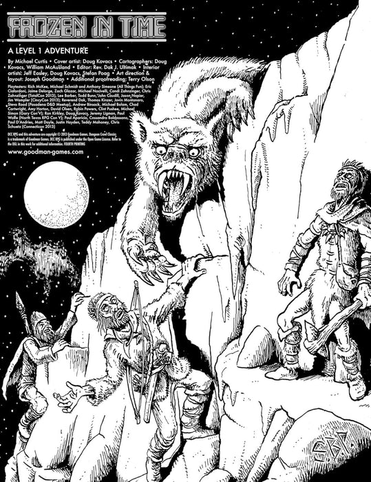 Допълнение за ролева игра Dungeon Crawl Classics RPG #79: Frozen in Time