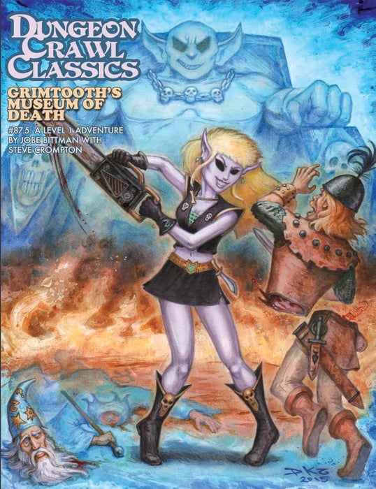 Допълнение за ролева игра Dungeon Crawl Classics RPG #87.5: Grimtooth's Museum of Death