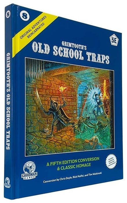 Допълнение за ролева игра Dungeons & Dragons RPG: Original Adventures Reincarnated #8: Grimtooth's Old School Traps (5e Edition)