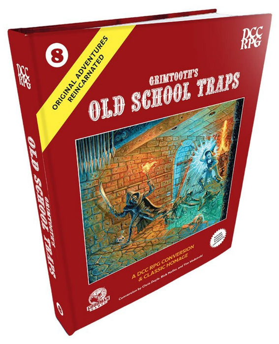 Допълнение за ролева игра Dungeon Crawl Classics RPG: Original Adventures Reincarnated #8: Grimtooth's Old School Traps