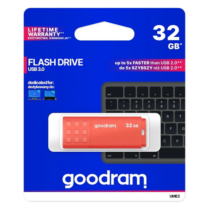 Goodram 32GB USB 3.0 USB флаш устройство USB Type-A оранжево