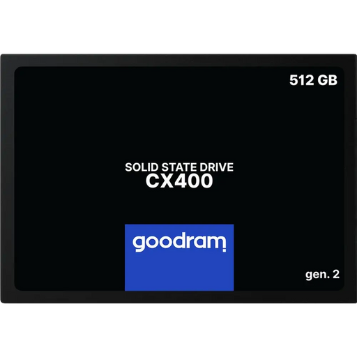 Goodram CX400 gen.2 2.5’’ 512 GB Serial ATA III 3D TLC NAND