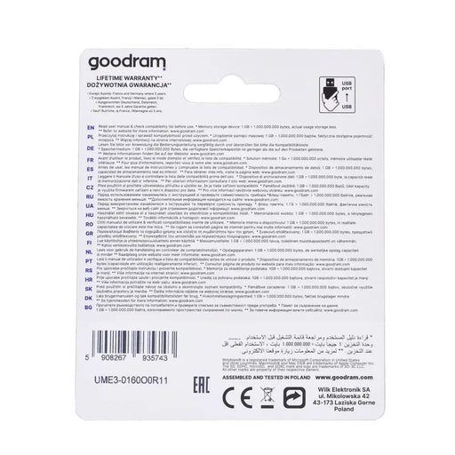 Goodram UME3-0160O0R1 USB флаш устройство 16 GB USB Type-A
