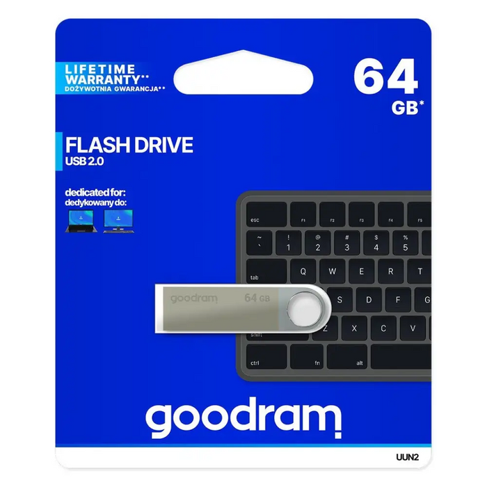 Goodram UUN2 USB 2.0 USB флаш устройство 64 GB USB Type-A