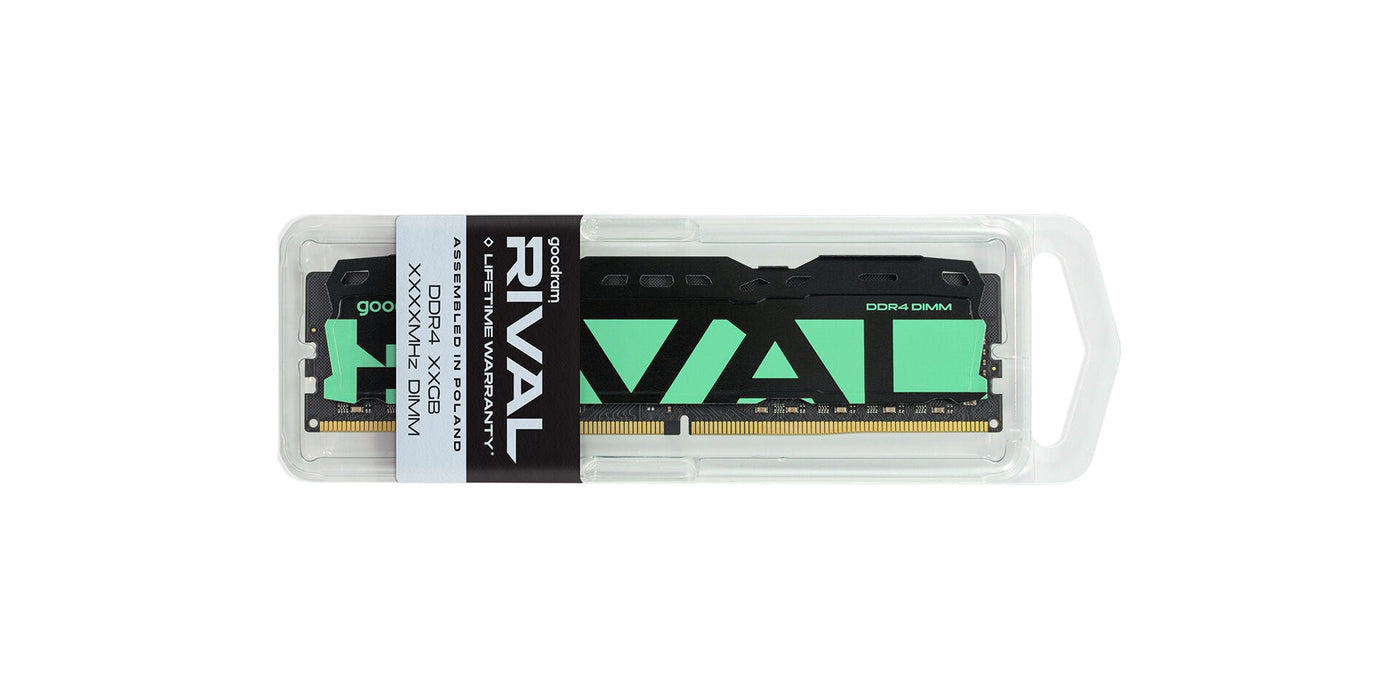 DDR4 8GB 3200MHz UDIMM памет goodram RIVAL Radiant Green