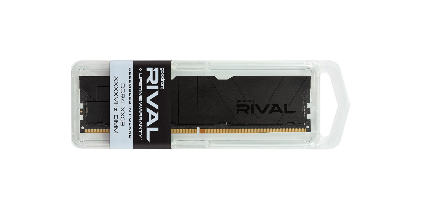 Модул памет Goodram *DDR4 Rival Deep Black 16GB(2*8)/3600 CL18 2 x 8 GB 3600 MT/s 288-пинов DIMM