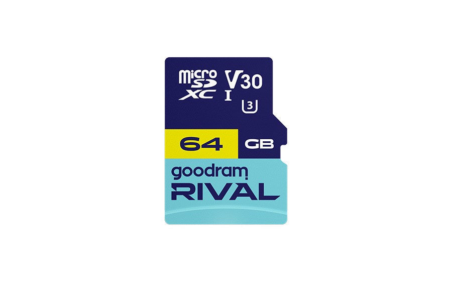 GOODRAM RIVAL M3AA 64 GB MicroSDXC V30 UHS-I U3 + адаптер (GGSM3AA-0640R12)