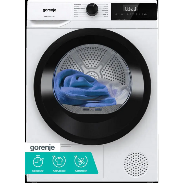 Gorenje G200 D2HNE7D/PL Сушилня с предно зареждане 7 кг бяла