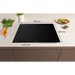 Gorenje GI6432BCWF Черен Вграден индукционен котлон 60 см