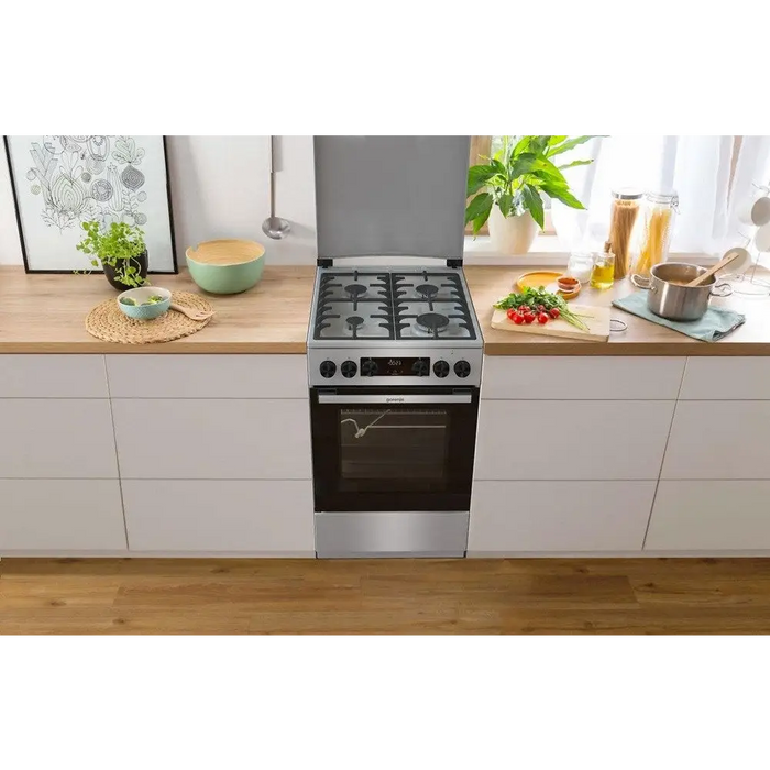 Gorenje GKS5C71XF Свободностояща готварска печка с фурна