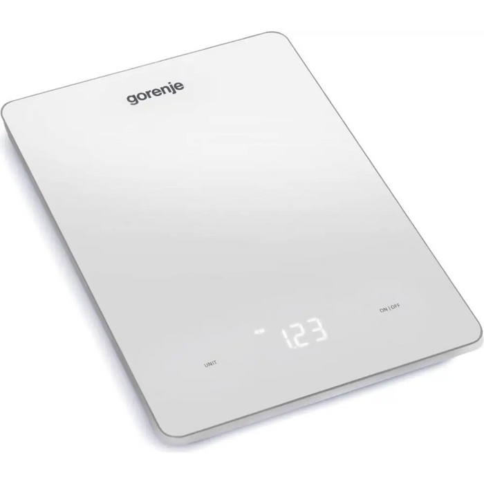 Gorenje KT10LBW Бяла кухненска везна за плот правоъгълна
