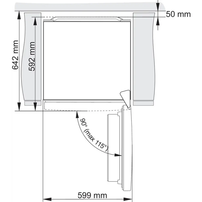 Gorenje NRK6192ABK4 хладилник с фризер Свободностоящ 302 LE