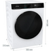 Gorenje WD2PA854ADW/AT пералня със сушилня Свободностояща