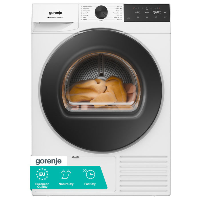 Сушилня GORENJE DG49CP, 9 кг, Термопомпа, Wi-Fi