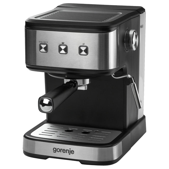 Кафемашина GORENJE ESCM12MBK 1500.00 ml, 15.00 bar, ЧЕРЕН/СИВ