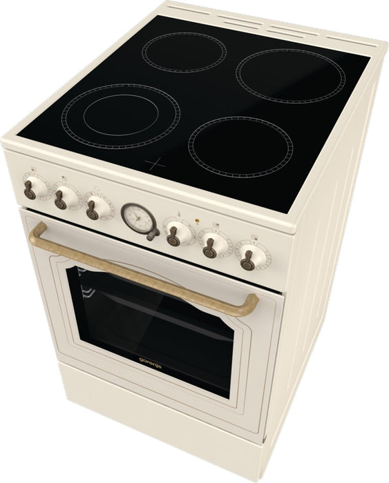 Gorenje GECS5B70CLI Самостоятелна готварска печка Електрическа Керамичен котлон Слонова кост