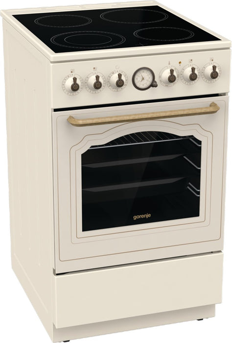 Gorenje GECS5B70CLI Самостоятелна готварска печка Електрическа Керамичен котлон Слонова кост