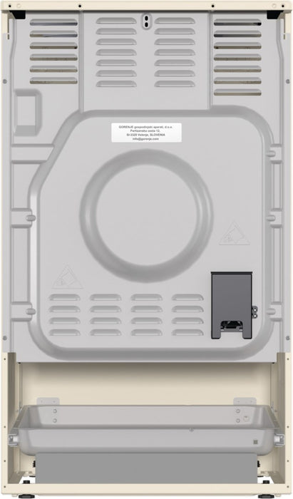 Gorenje GECS5B70CLI Самостоятелна готварска печка Електрическа Керамичен котлон Слонова кост
