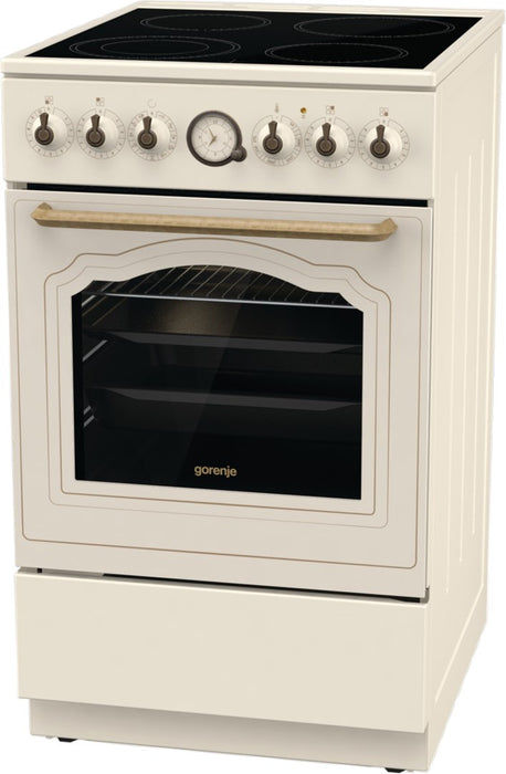 Gorenje GECS5B70CLI Самостоятелна готварска печка Електрическа Керамичен котлон Слонова кост