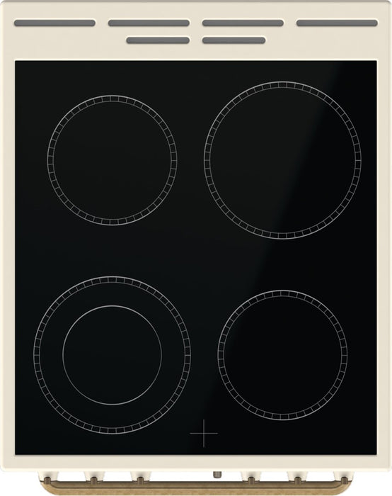Gorenje GECS5B70CLI Самостоятелна готварска печка Електрическа Керамичен котлон Слонова кост