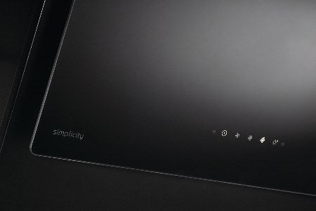 Gorenje WHI6SYB Стенен умивател Черен 650 м³/ч