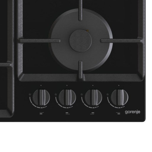 Котлон Gorenje GTW641EB Черен Вграден 60 см Газ 4 зони