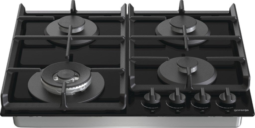 Котлон Gorenje GTW641EB Черен Вграден 60 см Газ 4 зони