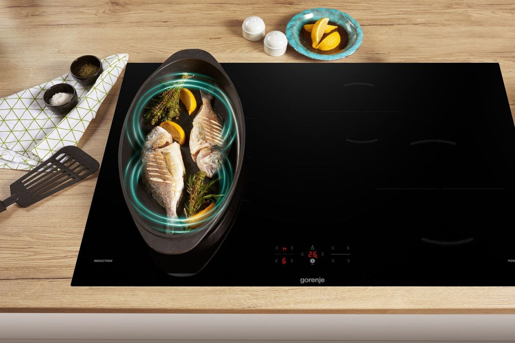 Gorenje GI8421BSC Вграден индукционен котлон 80 cm 4 зона(и) Черен