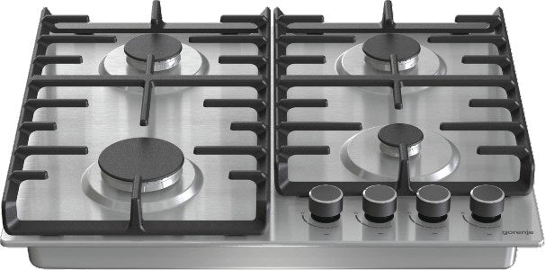 Gorenje G642ABX котлон Неръждаема стомана Вграден 60 см Газ 4 зона(и)