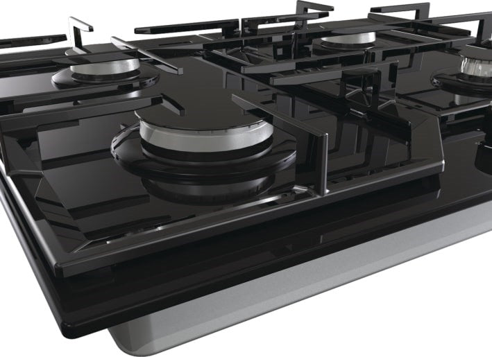 Gorenje GT641KB котлон Черен Вграден 60 см Газ 4 зона(и)