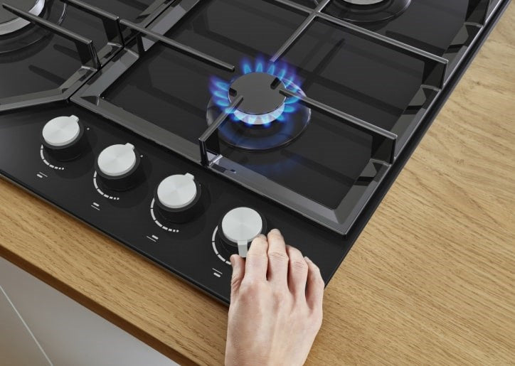Gorenje GT641KB котлон Черен Вграден 60 см Газ 4 зона(и)