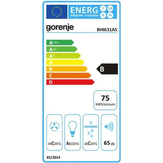 Абсорбатор за вграждане GORENJE BHI631AS