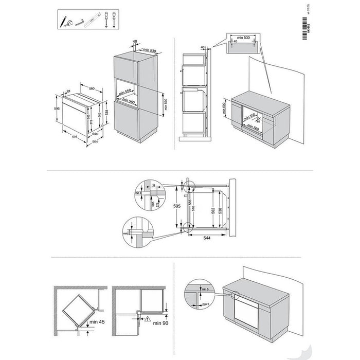 Фурна за вграждане GORENJE BP6138B, 77 л, Пиролиза, AirFry+