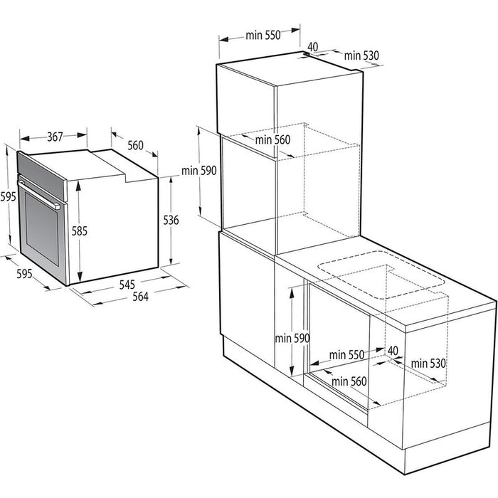 Фурна за вграждане GORENJE BSA6737ORAB