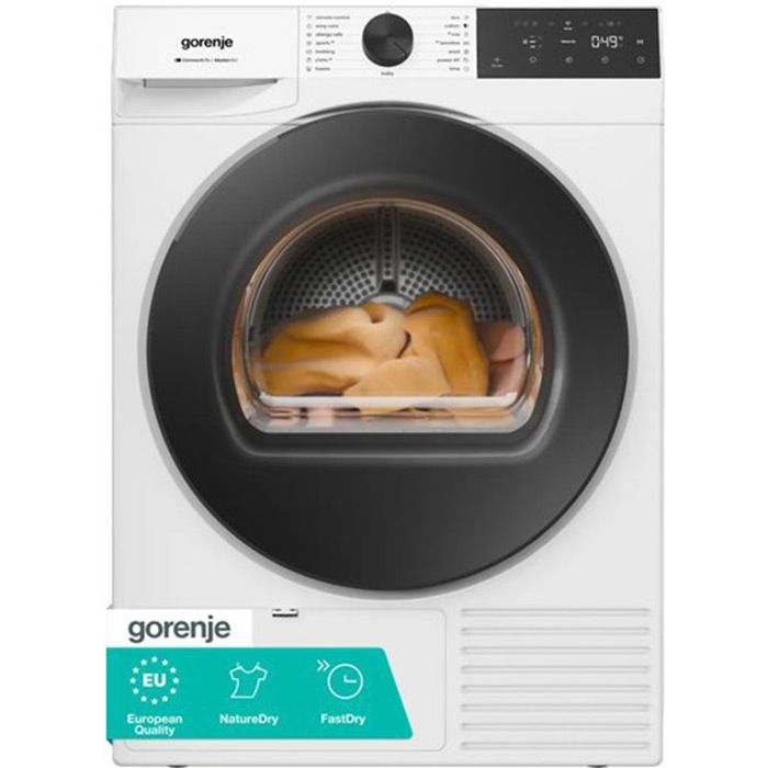 Сушилня GORENJE DG48C, 8 кг, Термопомпа, Wi-Fi