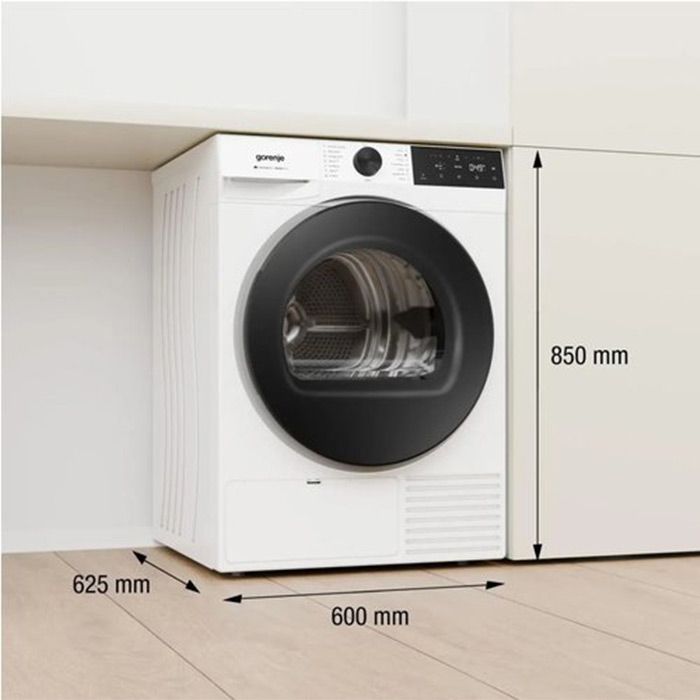 Сушилня GORENJE DG48C, 8 кг, Термопомпа, Wi-Fi